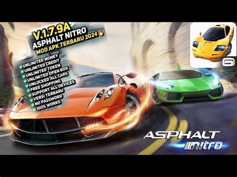 Asphalt Nitro v1.7.9a MOD APK (Unlimited Money) .